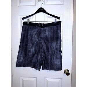 SPEEDO Mens Swim Trunks Board Shorts Mens Black 7784120 Sz XL